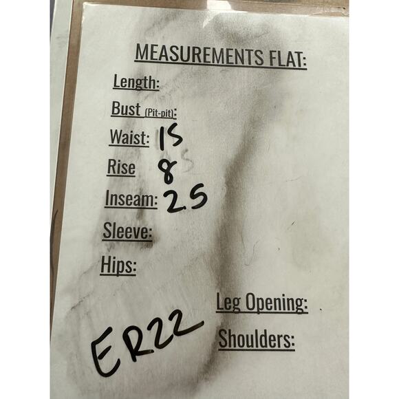 Dex Tuxedo Blue Mid Rise Slim Classic Shorts Stretch Cut Off Womens Size 27 - Picture 7 of 7